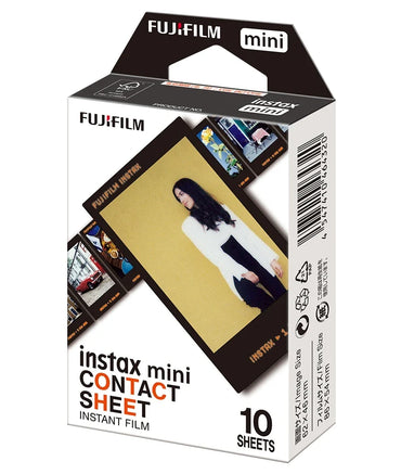 Instax Mini Contact Sheet Film - 10 Sheets Per Pack