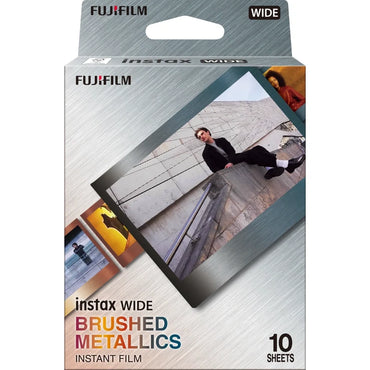 Instax WIDE Brushed Metal Film - 10 Sheets Per Pack