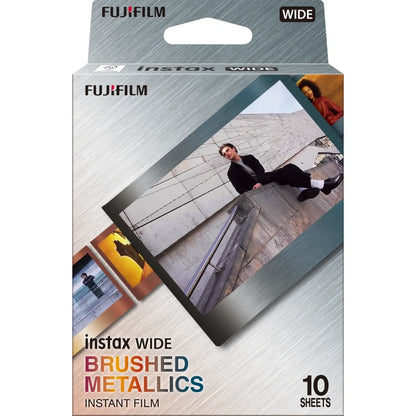 Instax WIDE Brushed Metal Film - 10 Sheets Per Pack