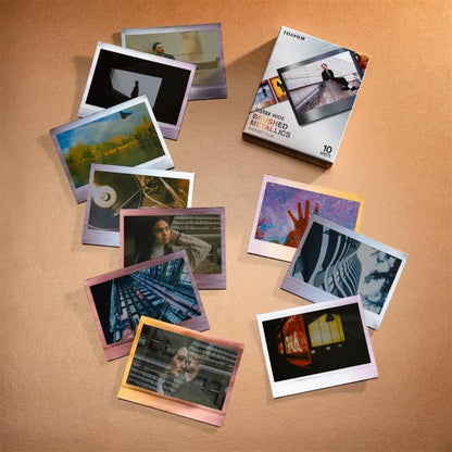 Instax WIDE Brushed Metal Film - 10 Sheets Per Pack