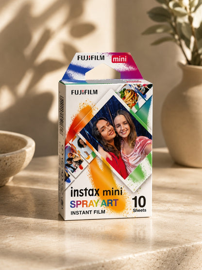 Instax Mini Spray Art Film - 10 Sheets Per Pack