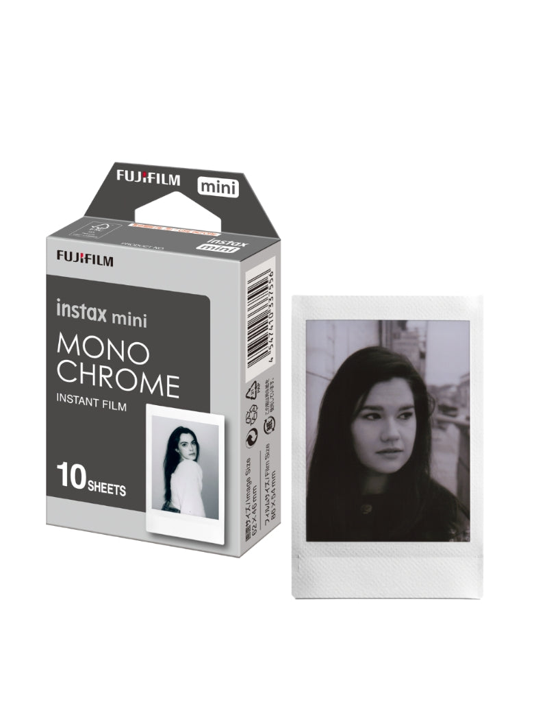 Instax Mini Monochrome Film - 10 Sheets Per Pack