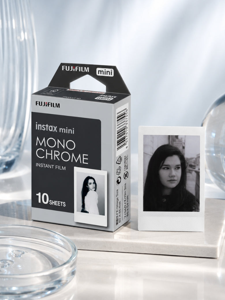 Instax Mini Monochrome Film - 10 Sheets Per Pack
