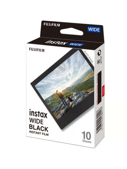 Instax Wide Black Film Sheet - 10 Sheets per pack