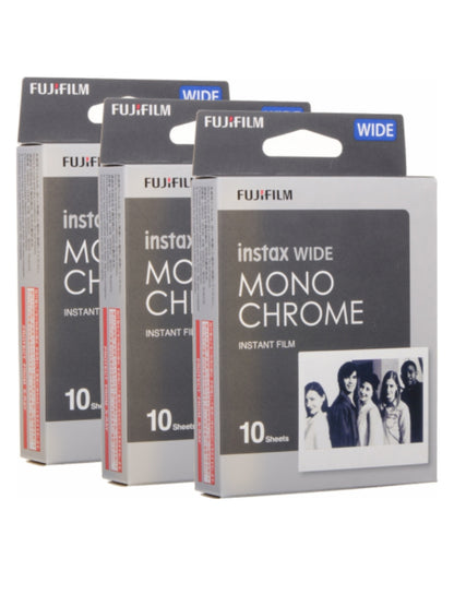 Instax Wide Monochrome Film - 10 Sheets Per Pack