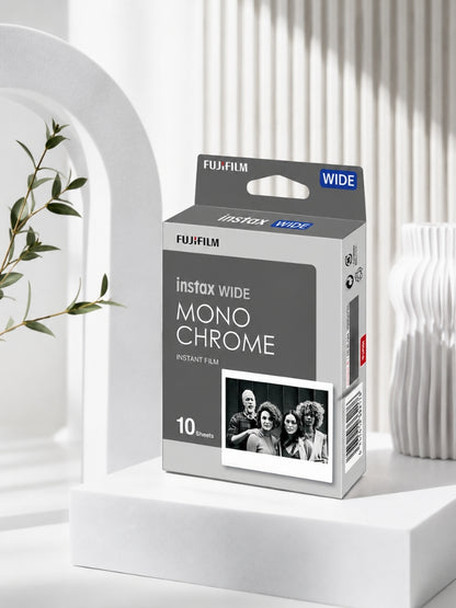 Instax Wide Monochrome Film - 10 Sheets Per Pack