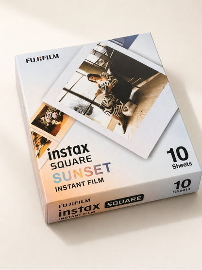 Instax SQ SUNSET Film - 10 Sheets Per Pack