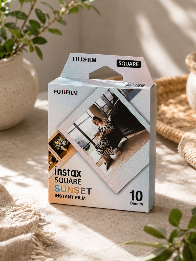 Instax SQ SUNSET Film - 10 Sheets Per Pack