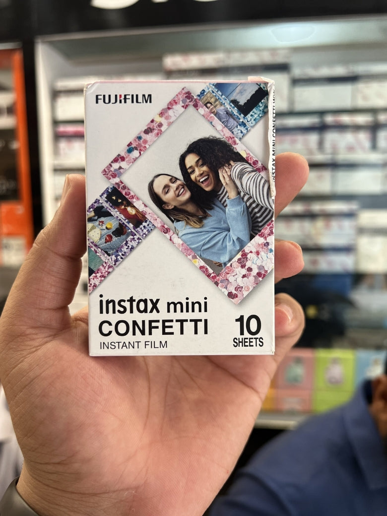 Instax Mini Confetti Film - 10 Sheets Per Pack
