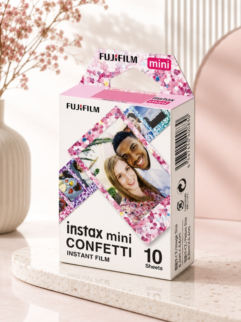 Instax Mini Confetti Film - 10 Sheets Per Pack