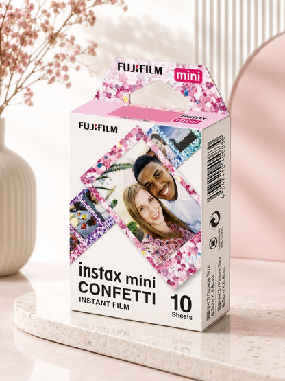 Instax Mini Confetti Film - 10 Sheets Per Pack