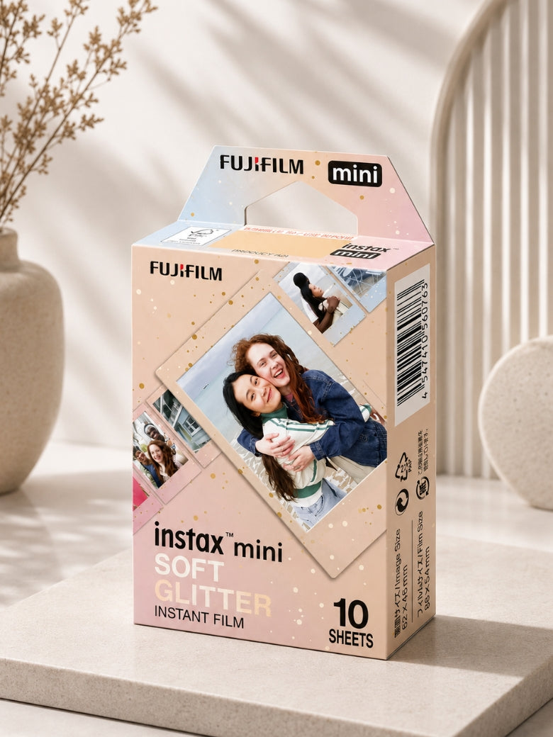Instax Mini Film Soft Glitter Film - 10 Sheets Per Pack