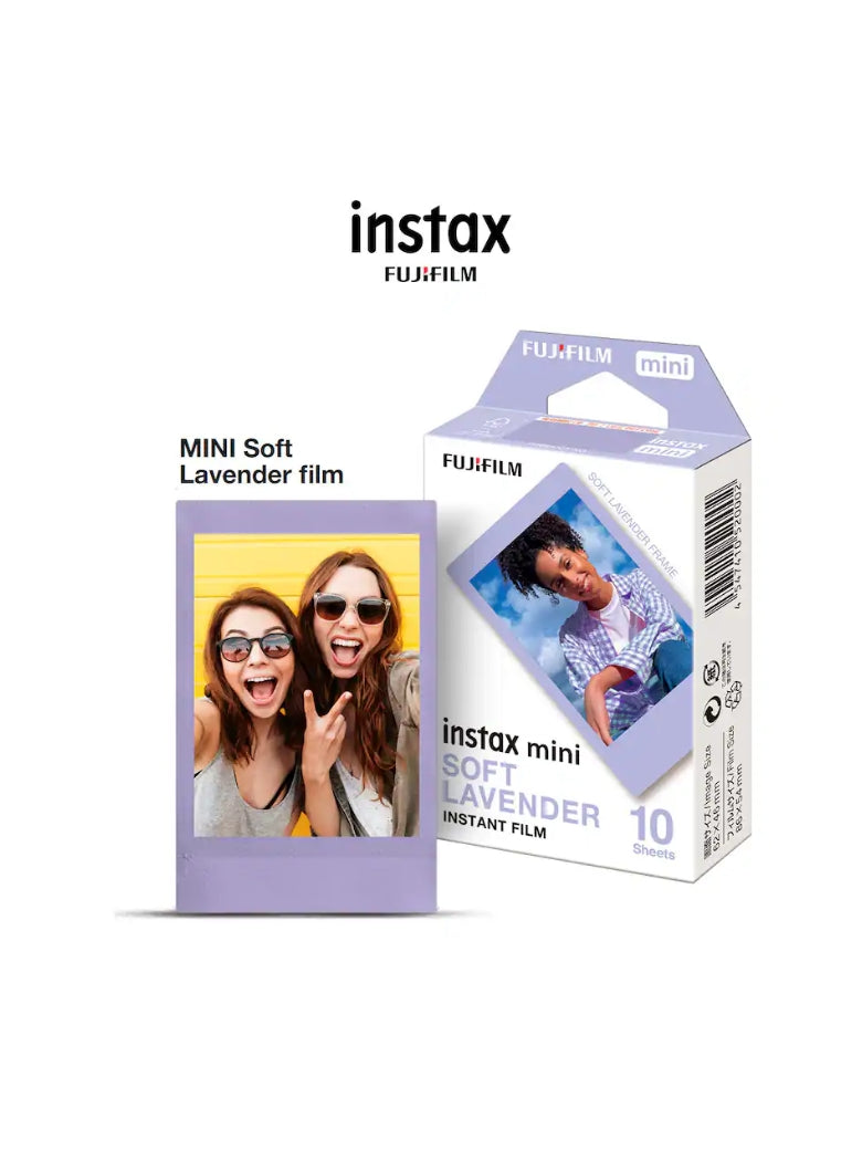 Instax Mini Film Soft Lavender Film - 10 Sheets Per Pack