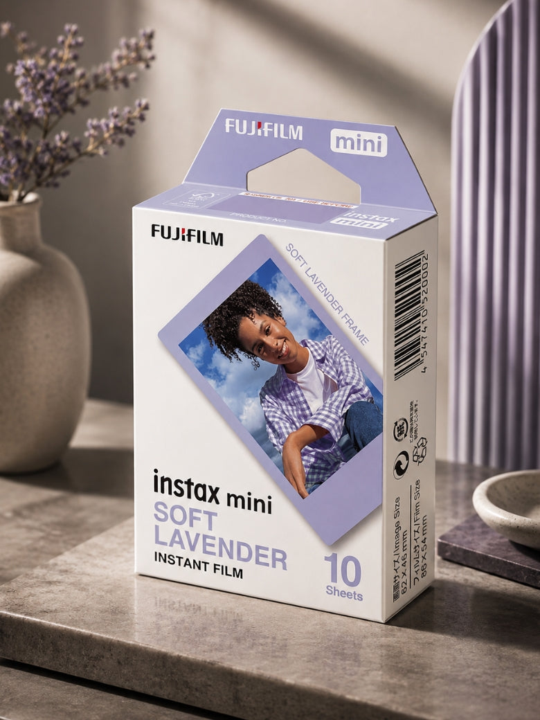 Instax Mini Film Soft Lavender Film - 10 Sheets Per Pack