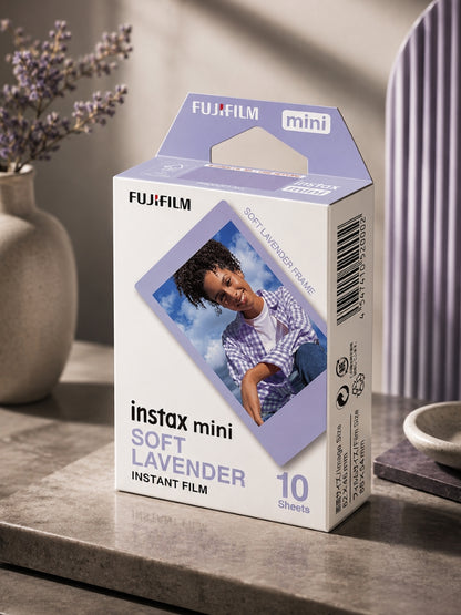 Instax Mini Film Soft Lavender Film - 10 Sheets Per Pack