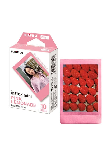 Instax Mini Pink Lemonade Film - 10 Sheets Per Pack