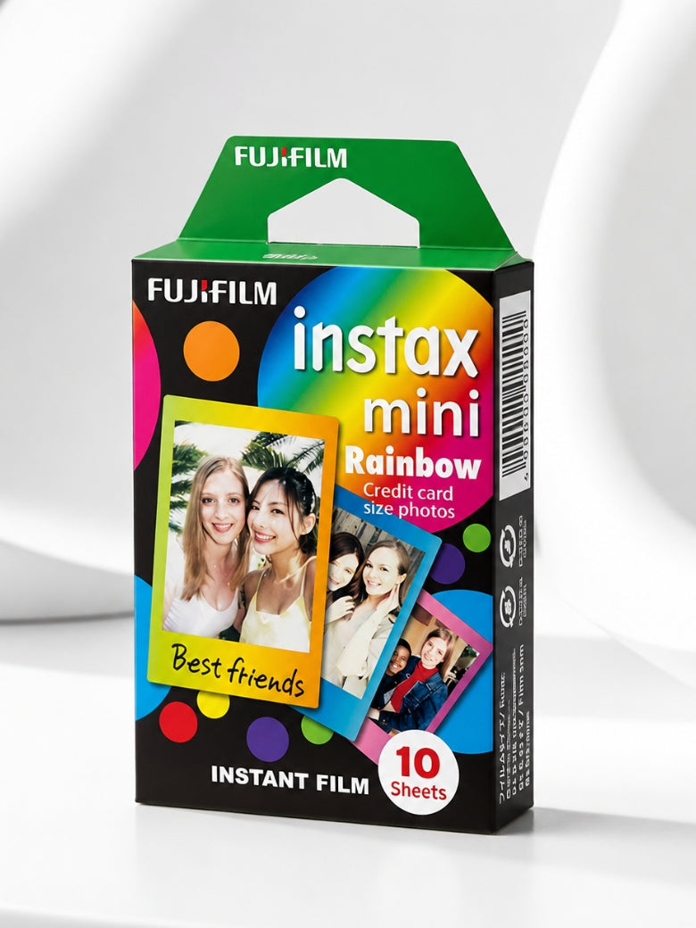 Instax mini designer Film- Rainbow frame - 10 Sheets Per Pack
