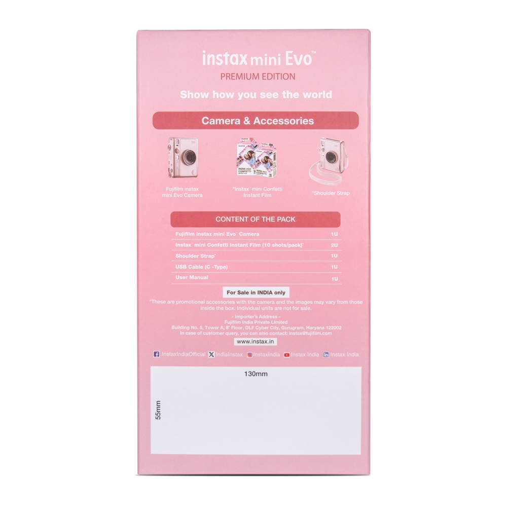 Instax mini EVO Premium Edition