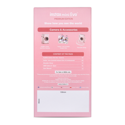 Instax mini EVO Premium Edition