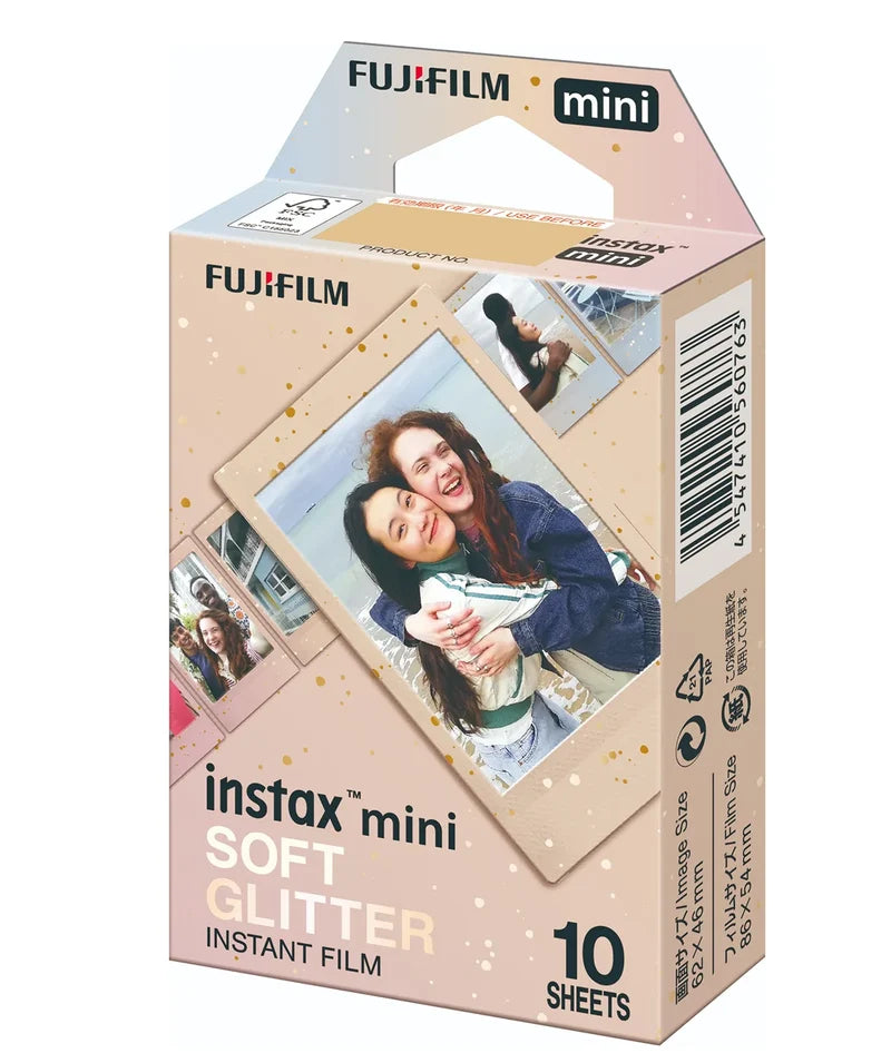 Instax Mini Film Soft Glitter Film - 10 Sheets Per Pack
