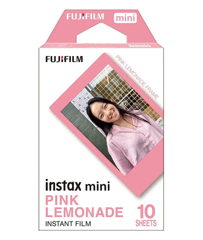 Instax Mini Pink Lemonade Film - 10 Sheets Per Pack