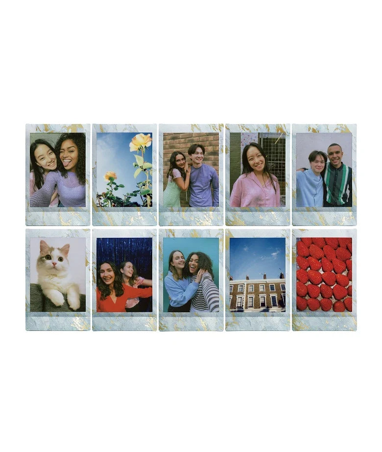 Instax Mini Blue Marble Film - 10 Sheets Per Pack