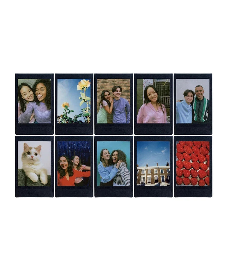 Instax Mini Designer Film - Black Frame - 10 Sheets Per Pack