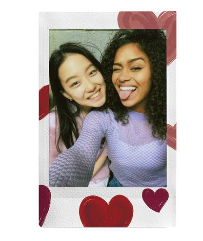 Instax Mini Heart Sketch Film - 10 Sheets Per Pack