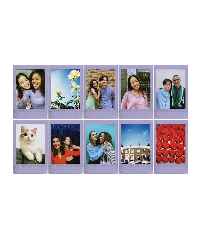 Instax Mini Film Soft Lavender Film - 10 Sheets Per Pack