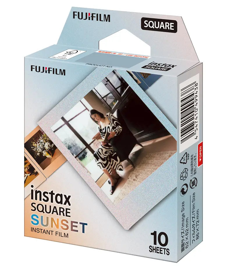 Instax SQ SUNSET Film - 10 Sheets Per Pack