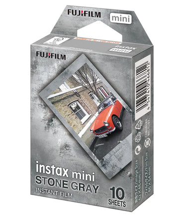 Instax Mini Film Stone Gray Film - 10 Sheets Per Pack