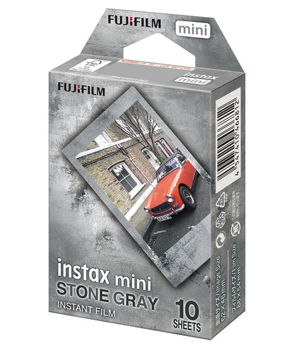 Instax Mini Film Stone Gray Film - 10 Sheets Per Pack