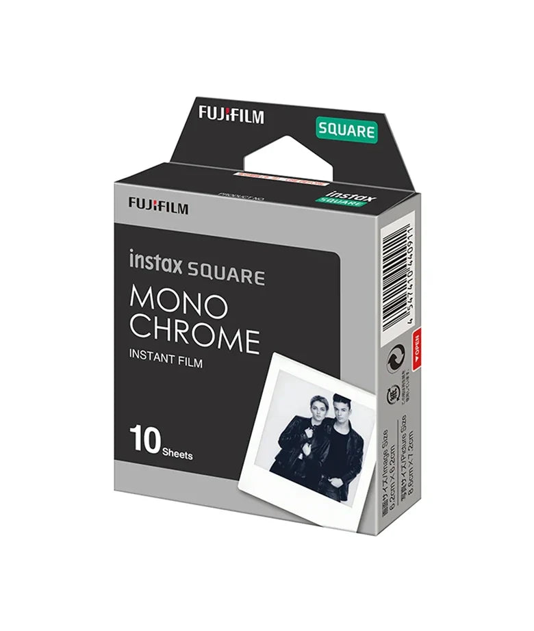 Instax Square Monochrome Film - 10 Sheets Per Pack