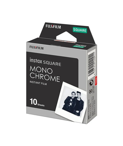 Instax Square Monochrome Film - 10 Sheets Per Pack