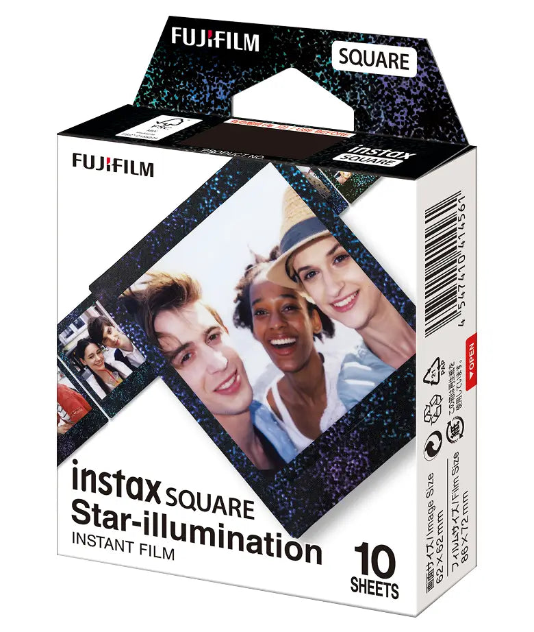 Instax Square Star Illumi Film - 10 Sheets Per Pack
