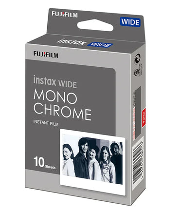 Instax Wide Monochrome Film - 10 Sheets Per Pack