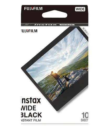 Instax Wide Black Film Sheet - 10 Sheets per pack