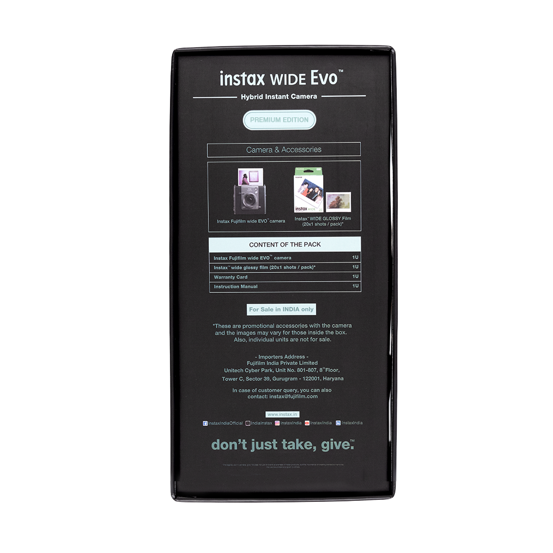 Instax WIDE Evo Premium Edition