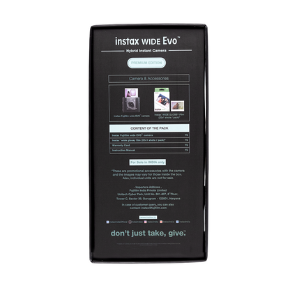 Instax WIDE Evo Premium Edition