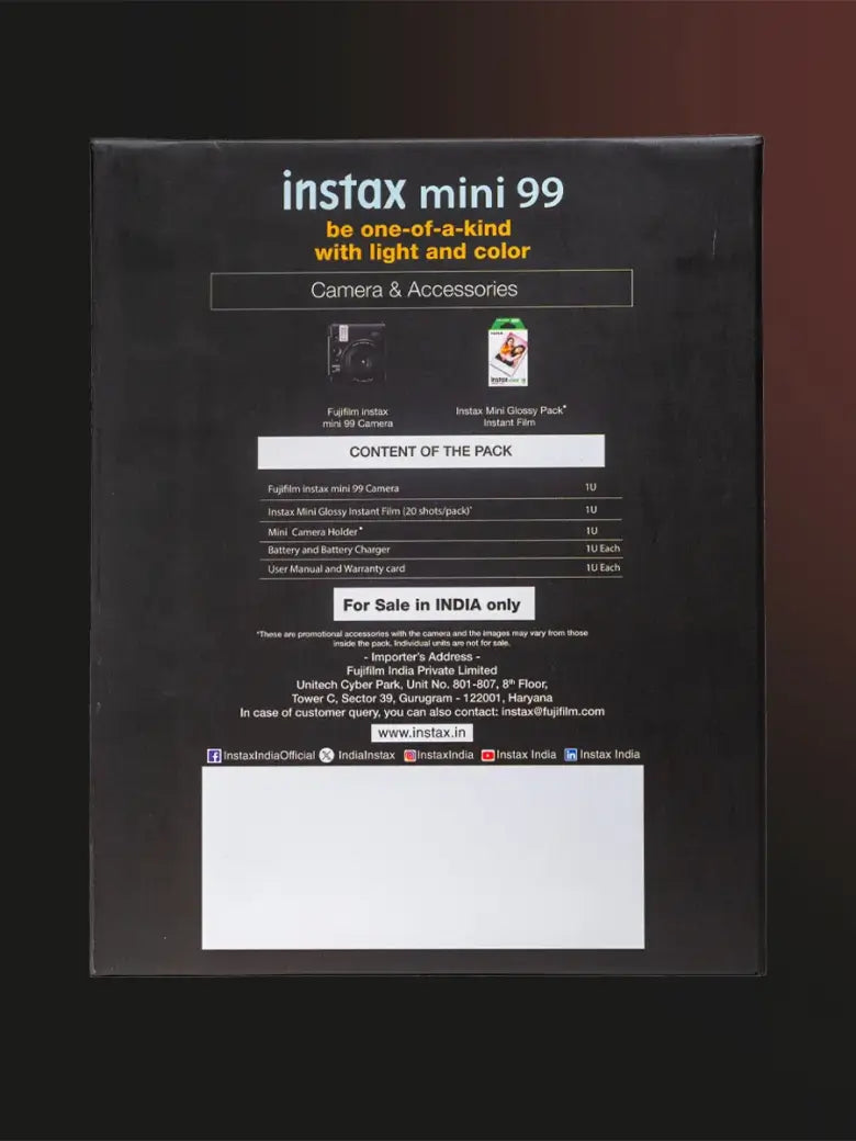 Instax Mini 99 Premium Edition Pack with 20 Shots